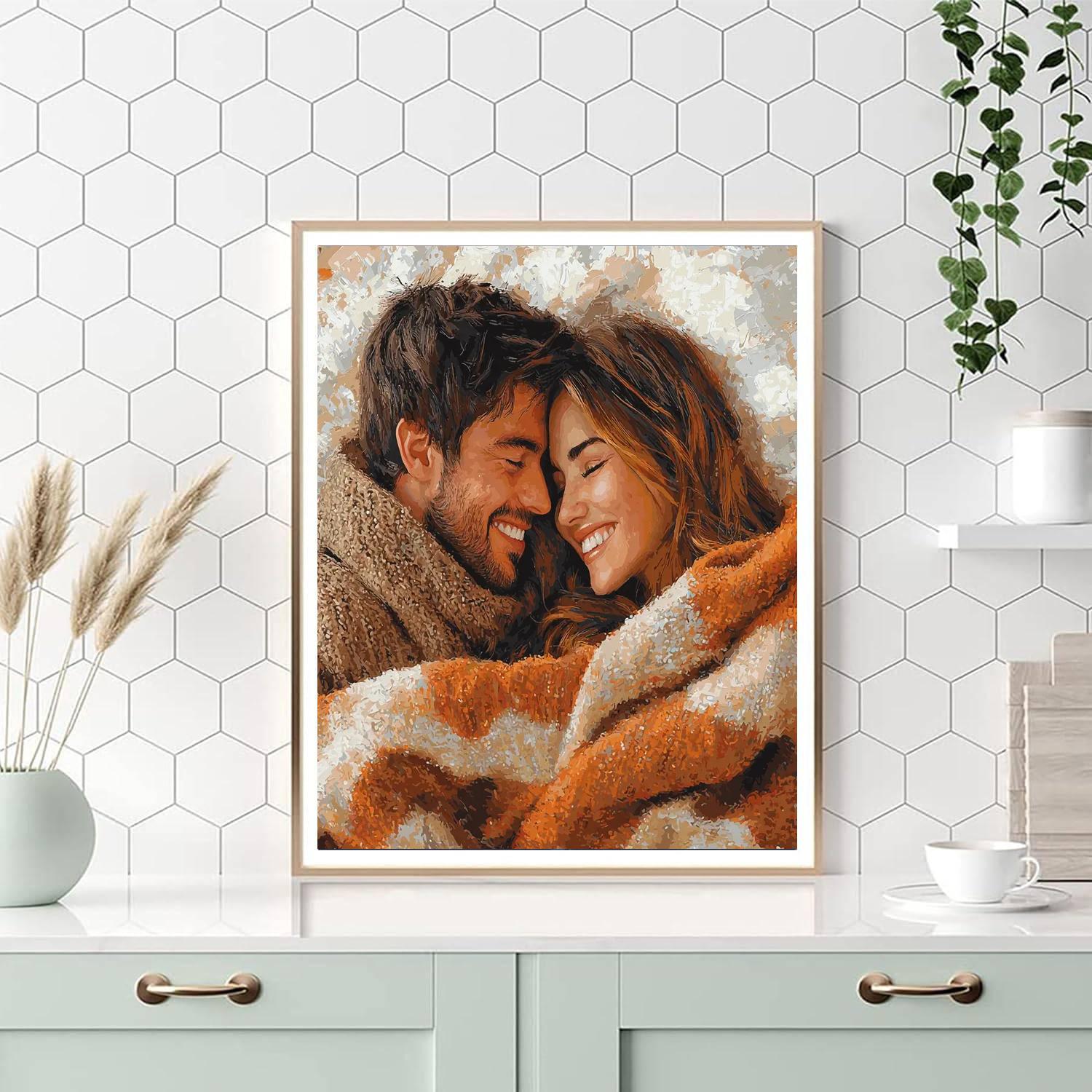 A Cozy Evening With Mom Paint By Color
