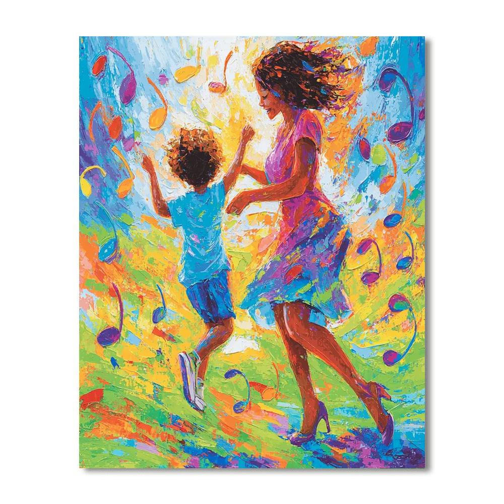 Mom's Musical Moments Painting Number Kit