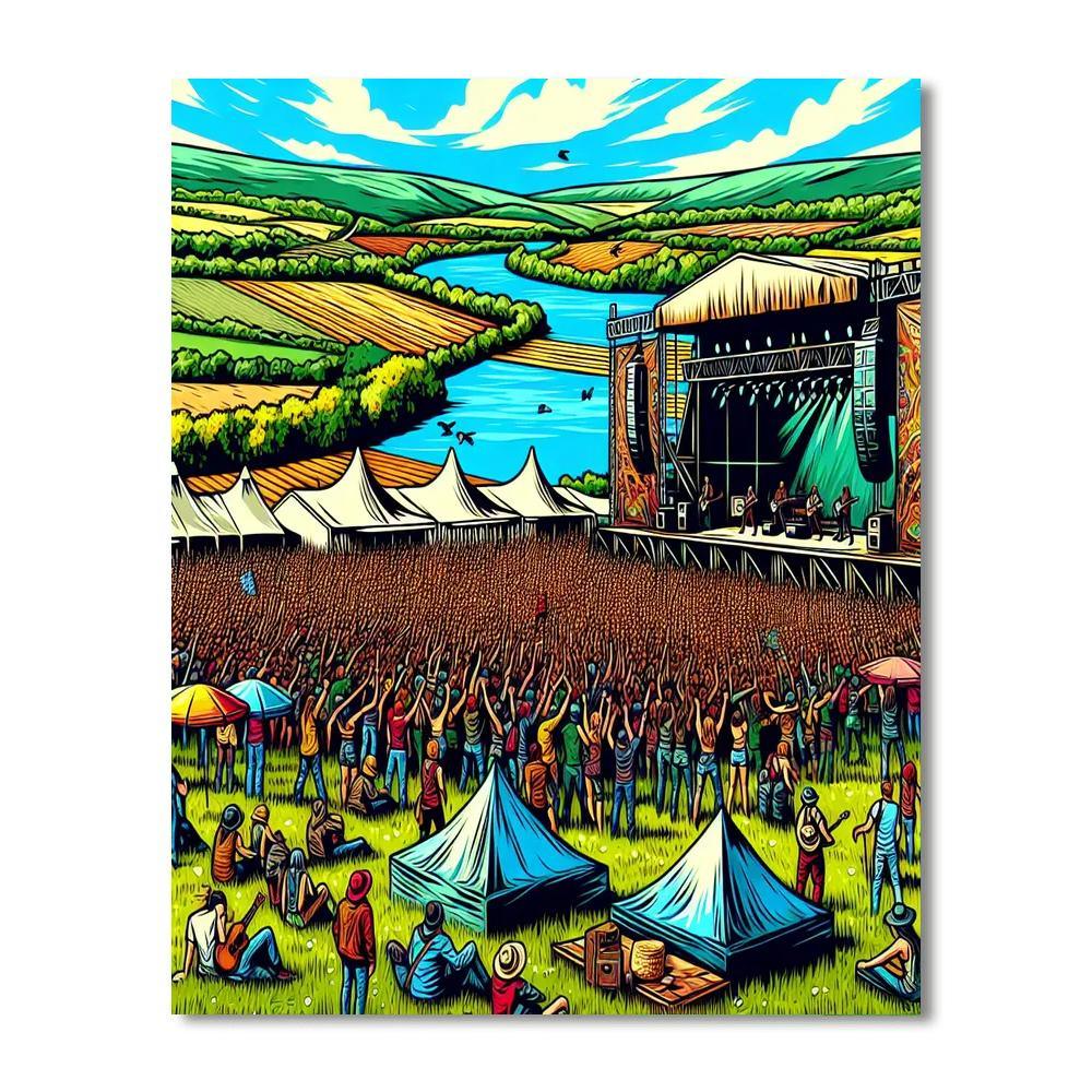 Garorock Festival - France Paint By Numbers