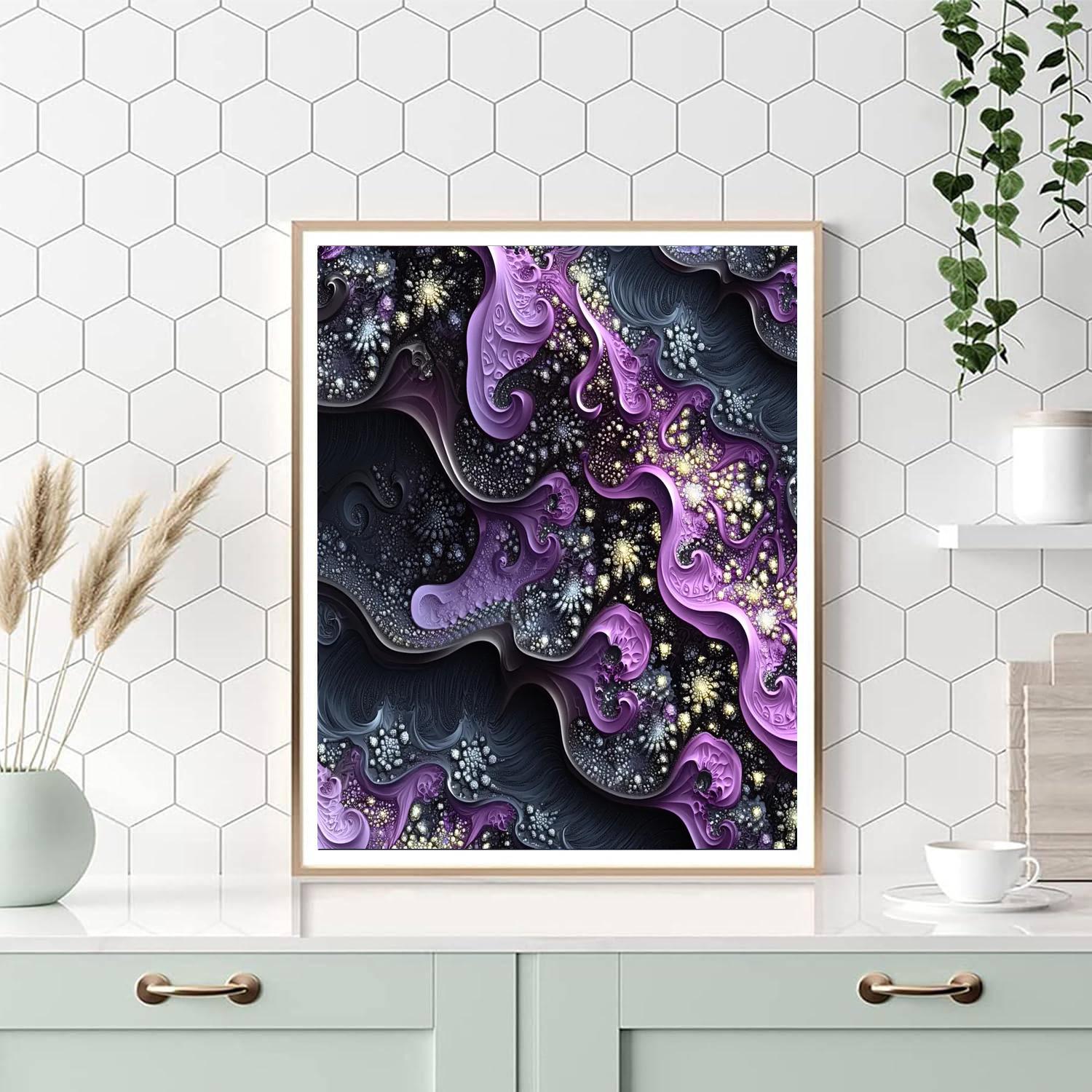 Caravaggio Inspired Fractal Echoes  Painting Number Kit