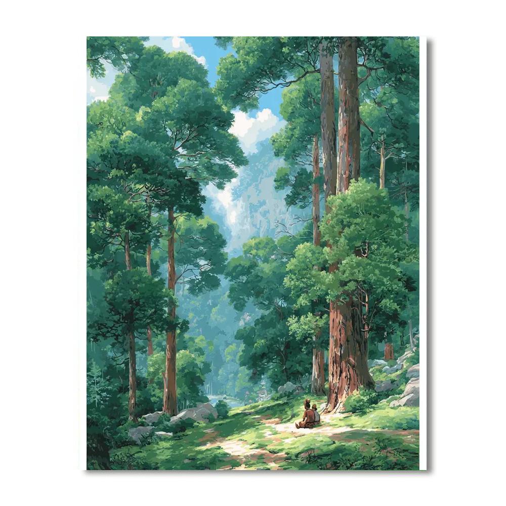 Forest Whispers Of A Mother's Heart Paint By Number