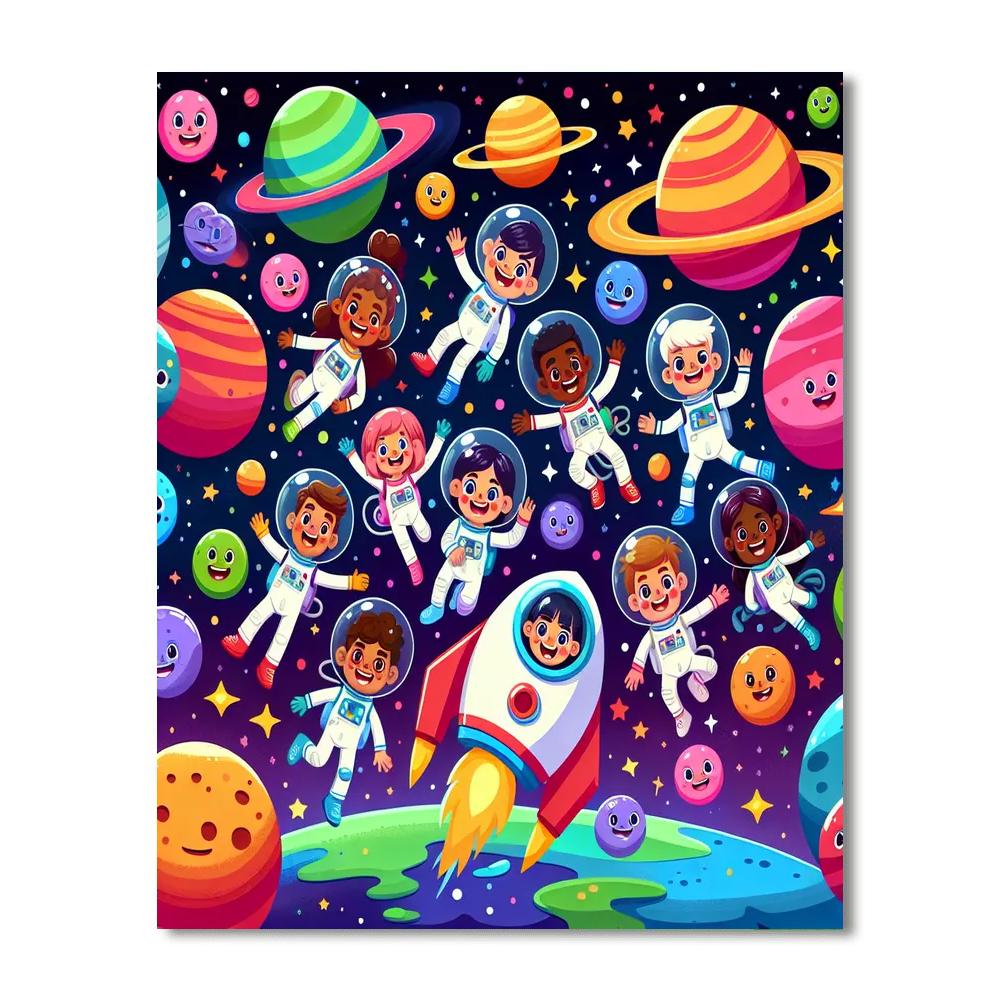Adventures In Space Time Paint By Numbers Art
