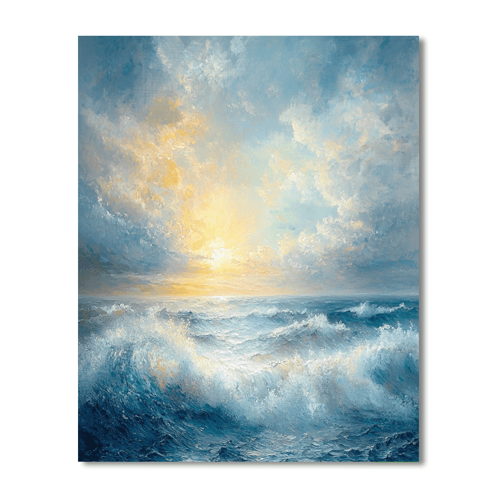 J.M.W. Turner Inspired Mystic Seascape  Paint By Numbers
