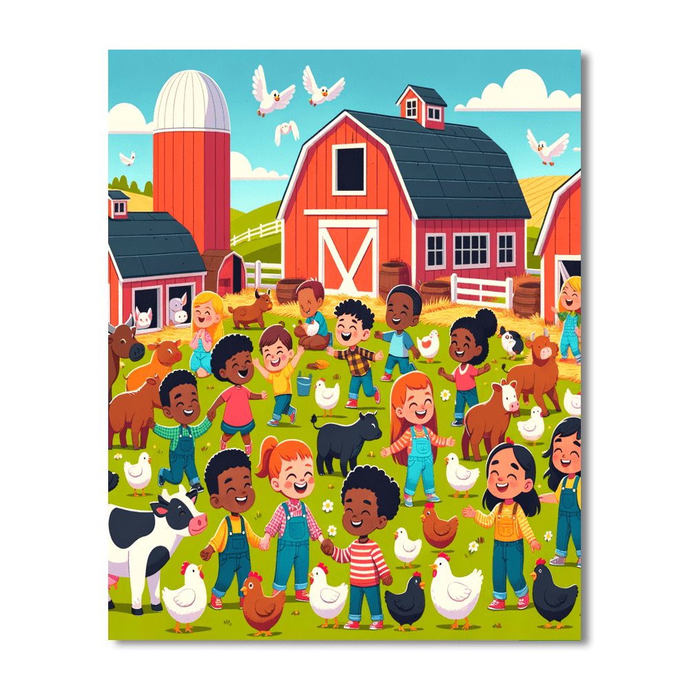 Sunny Days At The Farm Paint By Number