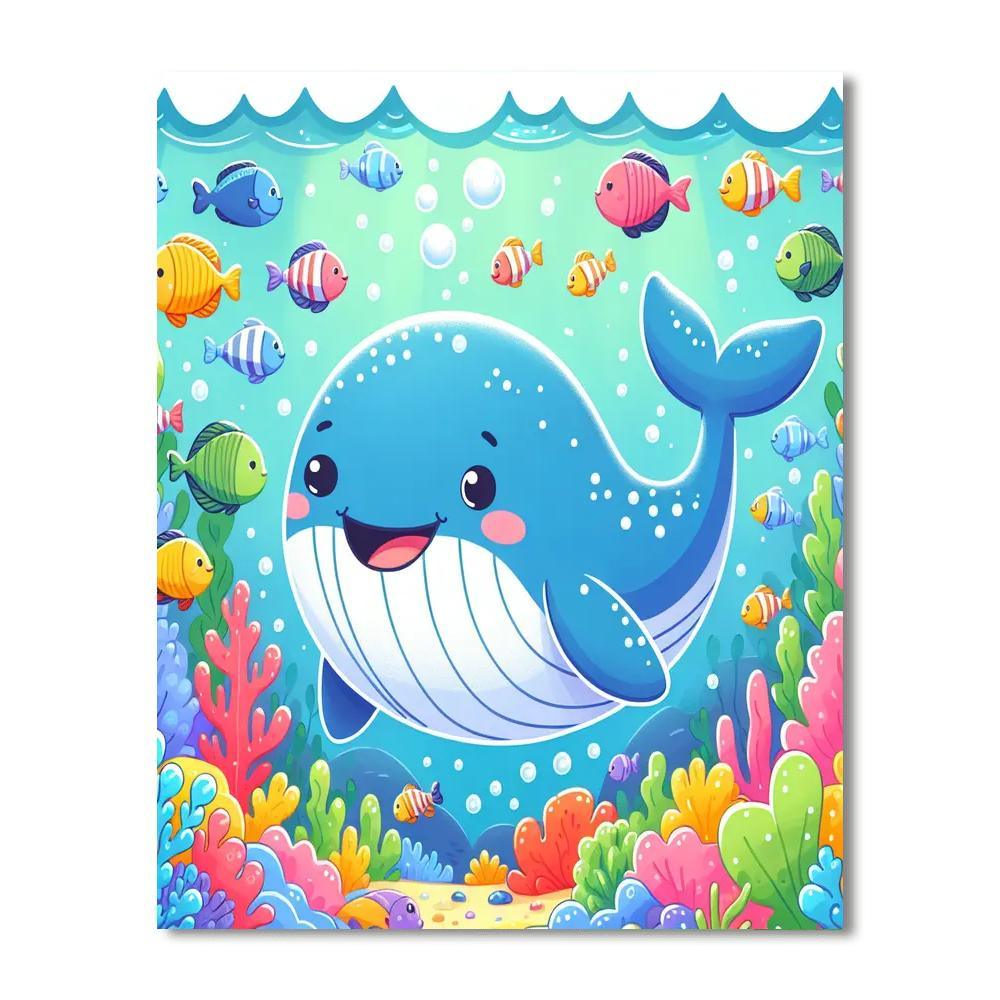 Ocean Rescue Mission Painting Number Kit
