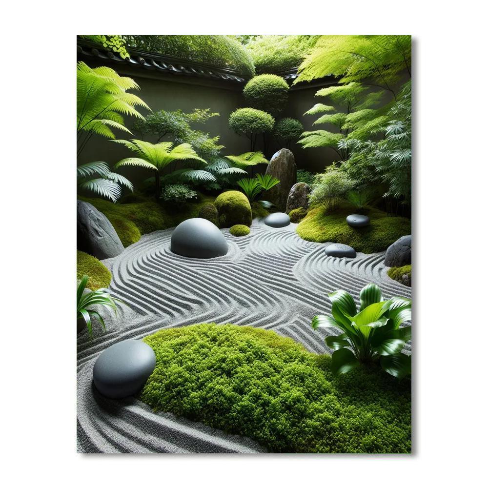 Mystic Zen Garden Retreat Numbered Painting Kits