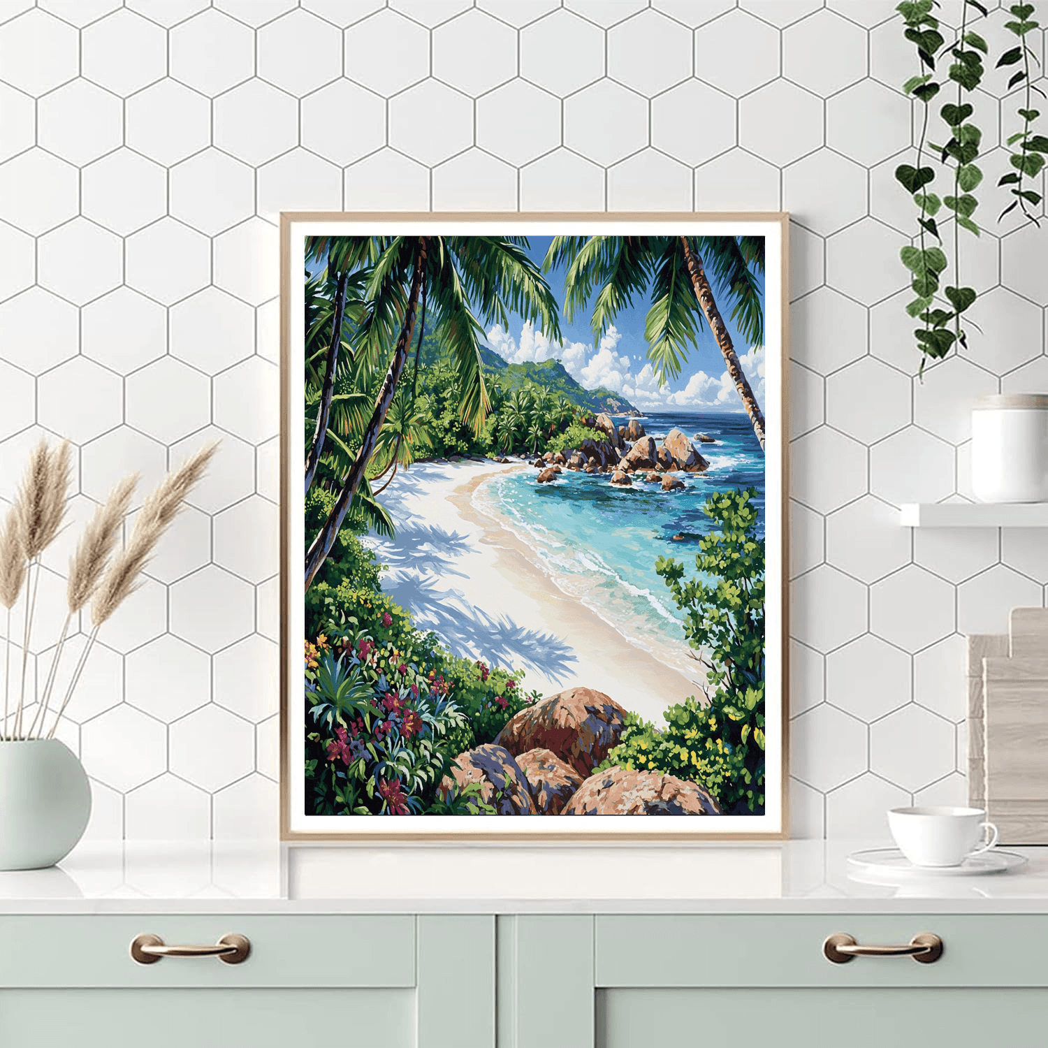 The Seychelles Beaches Paint By Numbers Kits