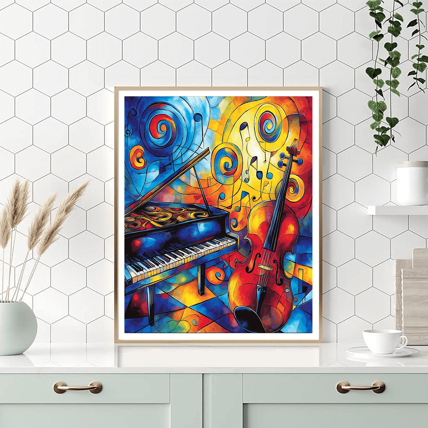 Wassily Kandinsky Inspired Timeless Classical Music  Paint By Number