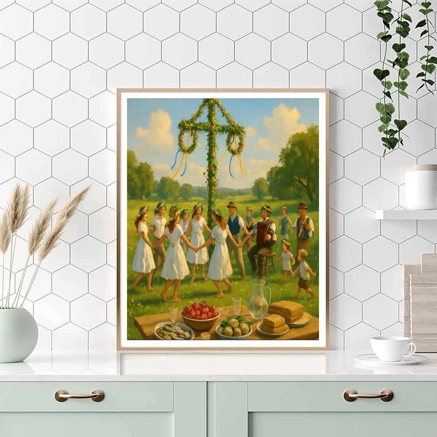 Midsummer Night - Sweden Paint By Numbers Kits