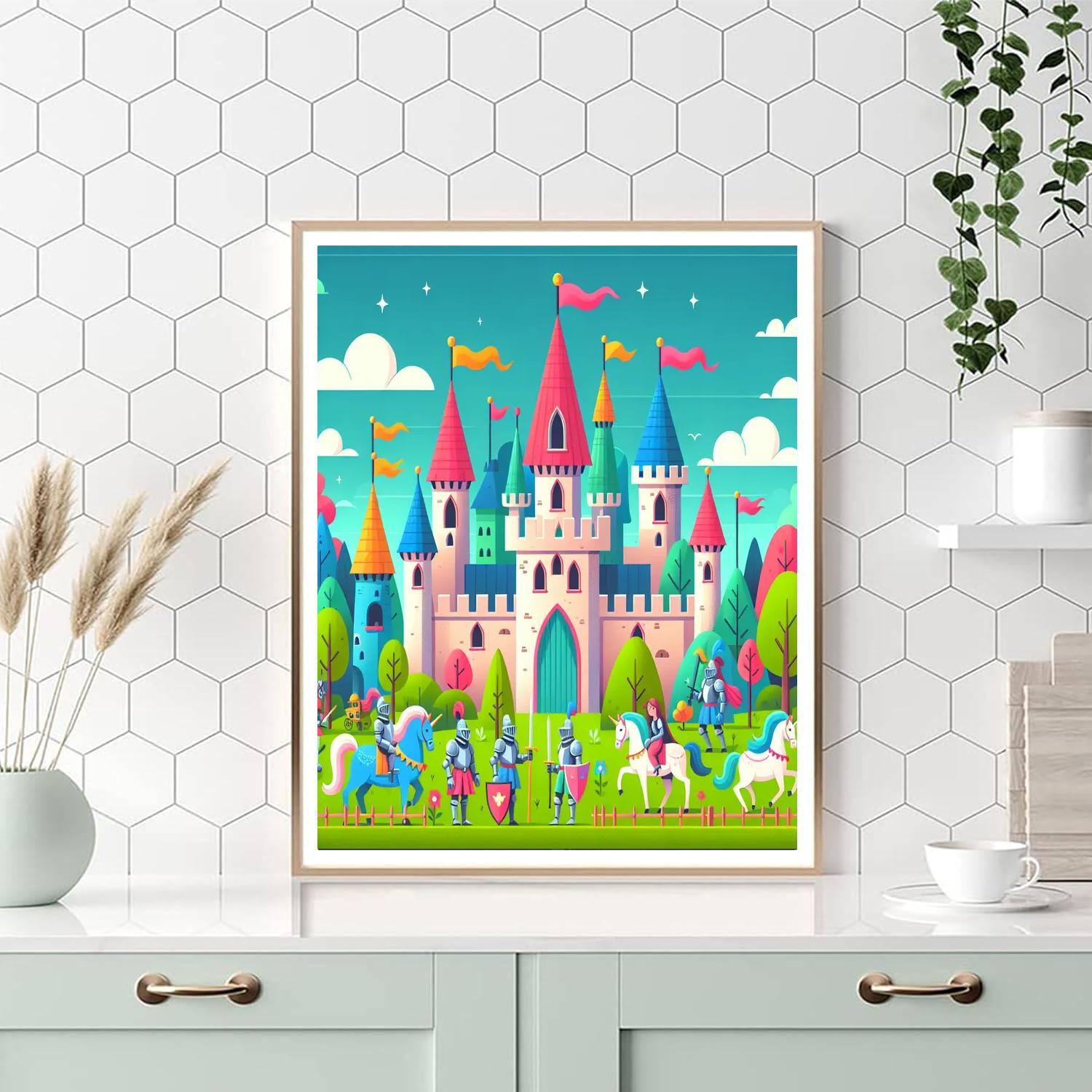 Kingdom Adventure Paint By Numbers Art