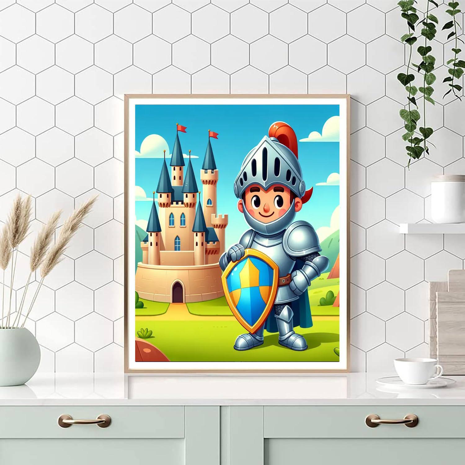 Castle Knights DIY Paint By Numbers
