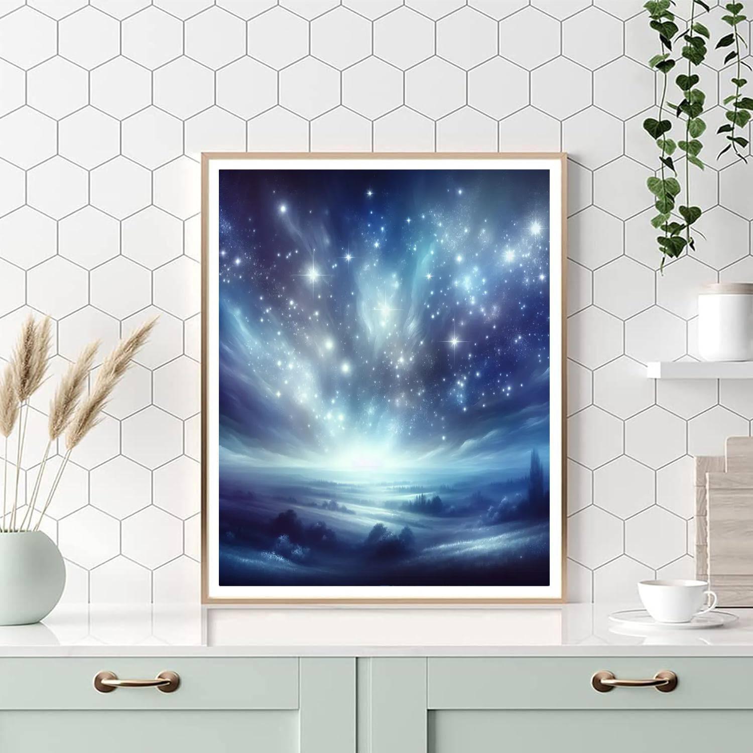 Starlit Night Serenade Painting Number Kit