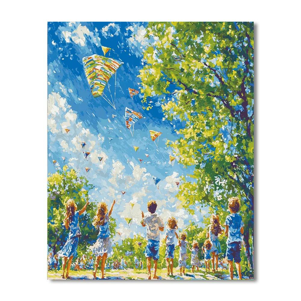 Laughter In The Breeze Numbered Painting Kits