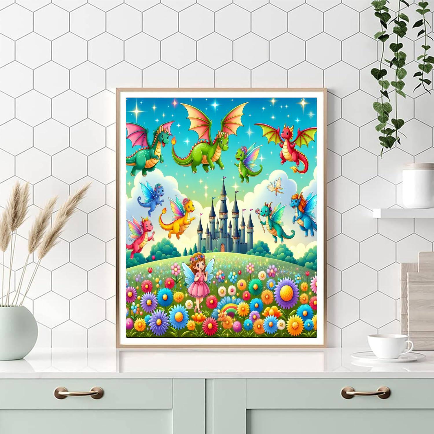 Magical Adventure Land Paint By Numbers Kits