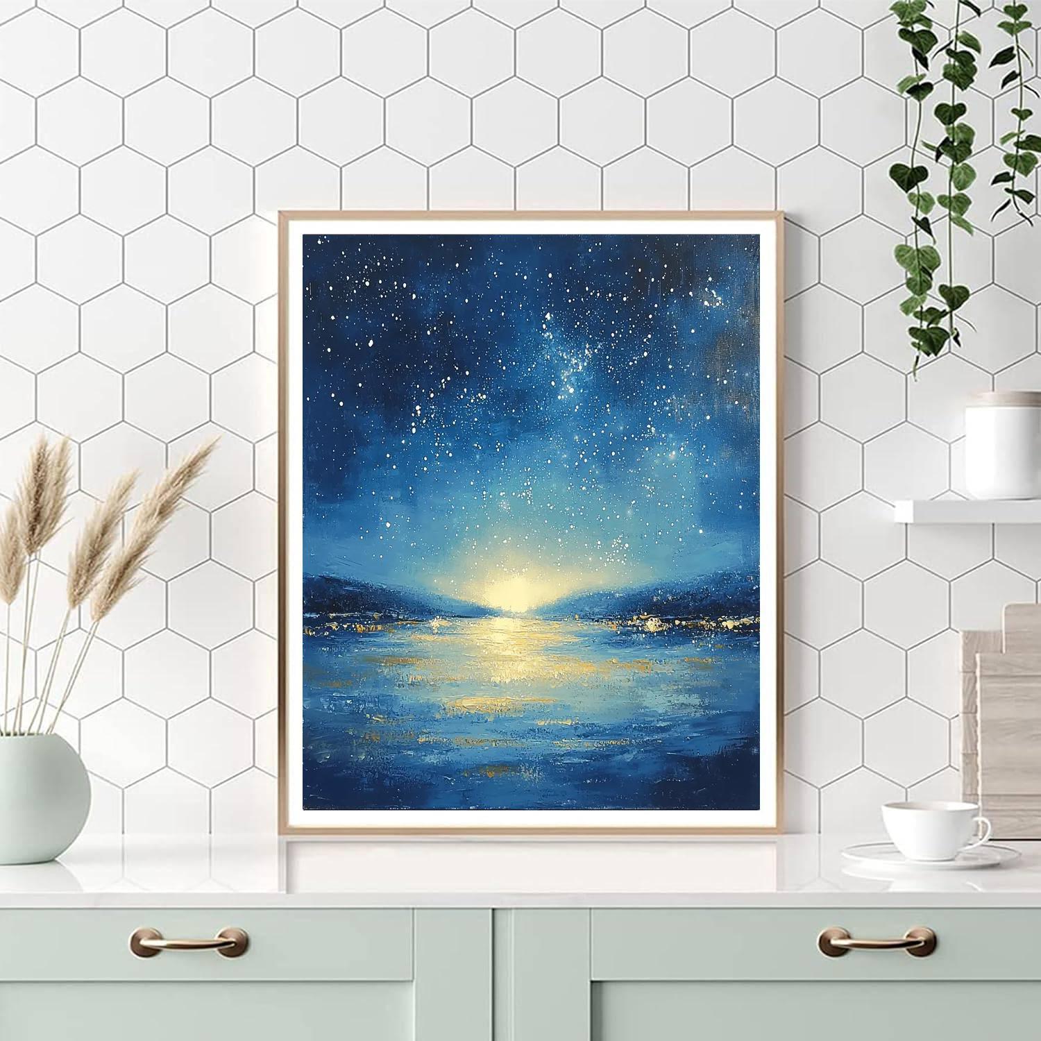 Edgar Degas Inspired Ethereal Symphony Of Stars  Paint By Numbers