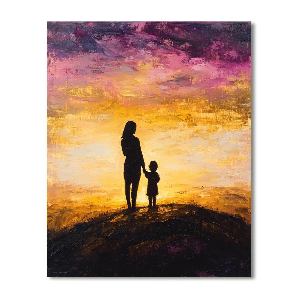 Dawn Of A Mother's Love Numbered Painting Kits