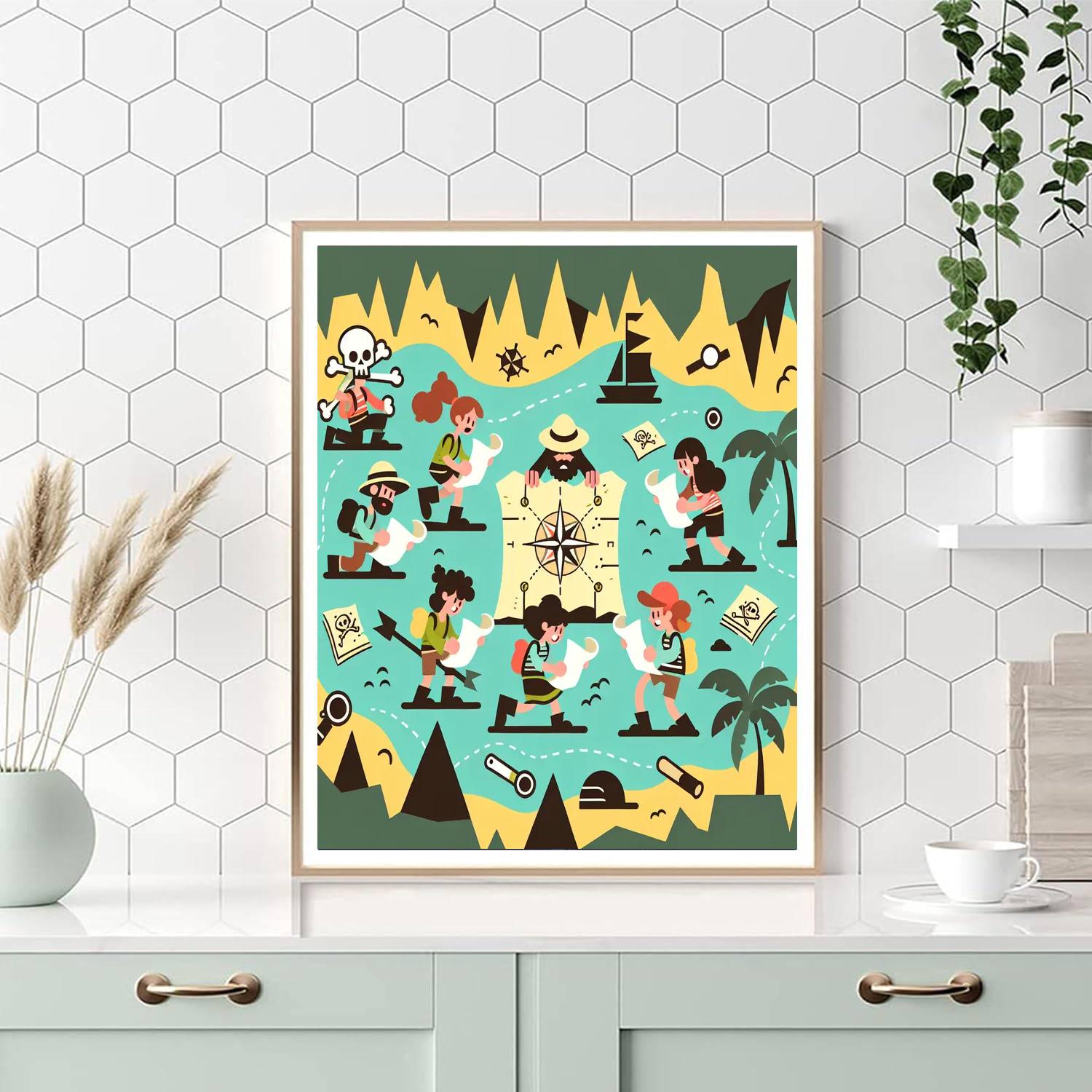 Timeless Treasure Hunt Paint By Numbers Art