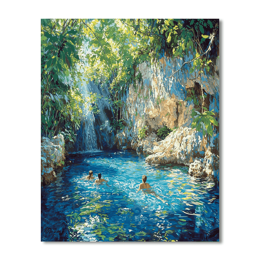 Cenotes Of Yucatán - Yucatán Peninsula Paint By Numbers Kits