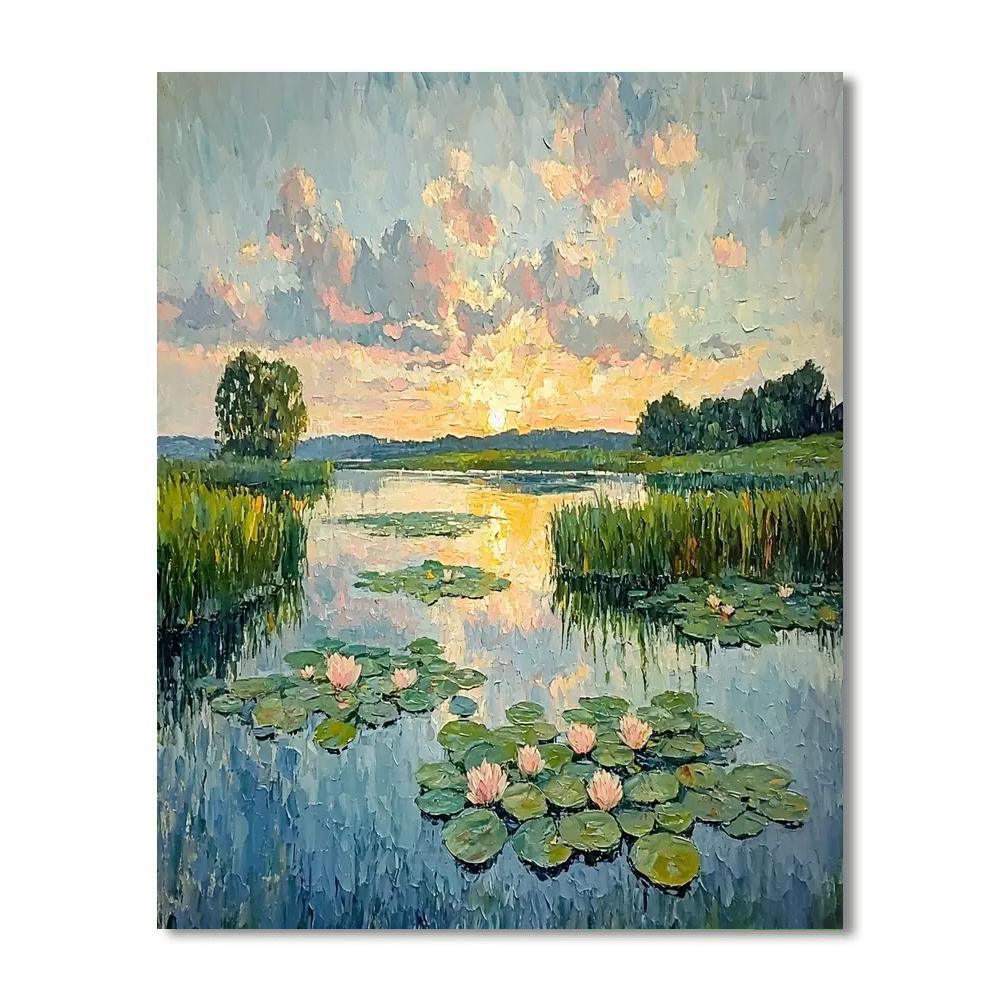 Claude Monet Inspired Monet's Seasonal Symphony  Paint By Numbers