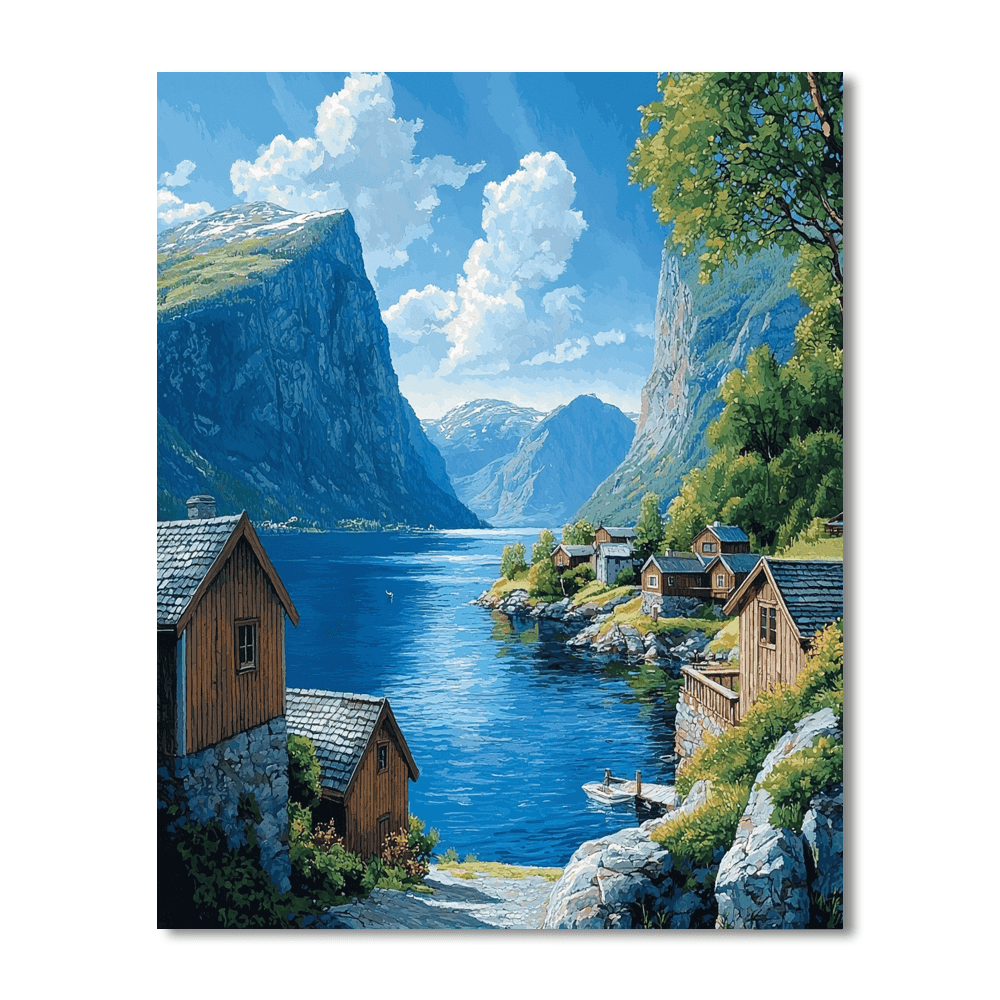 Aurlandsfjord Numbered Painting Kits