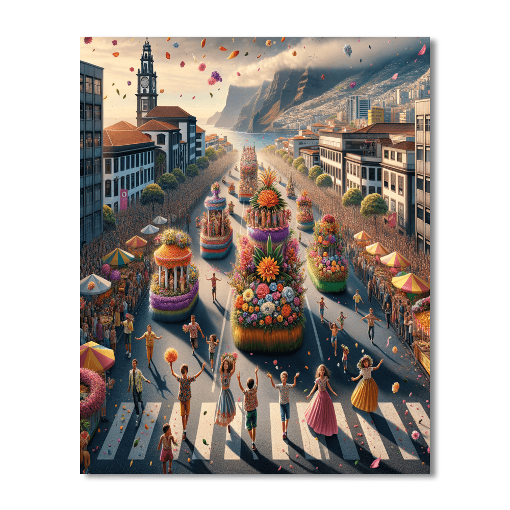 Festa Da Flor - Portugal Paint By Color