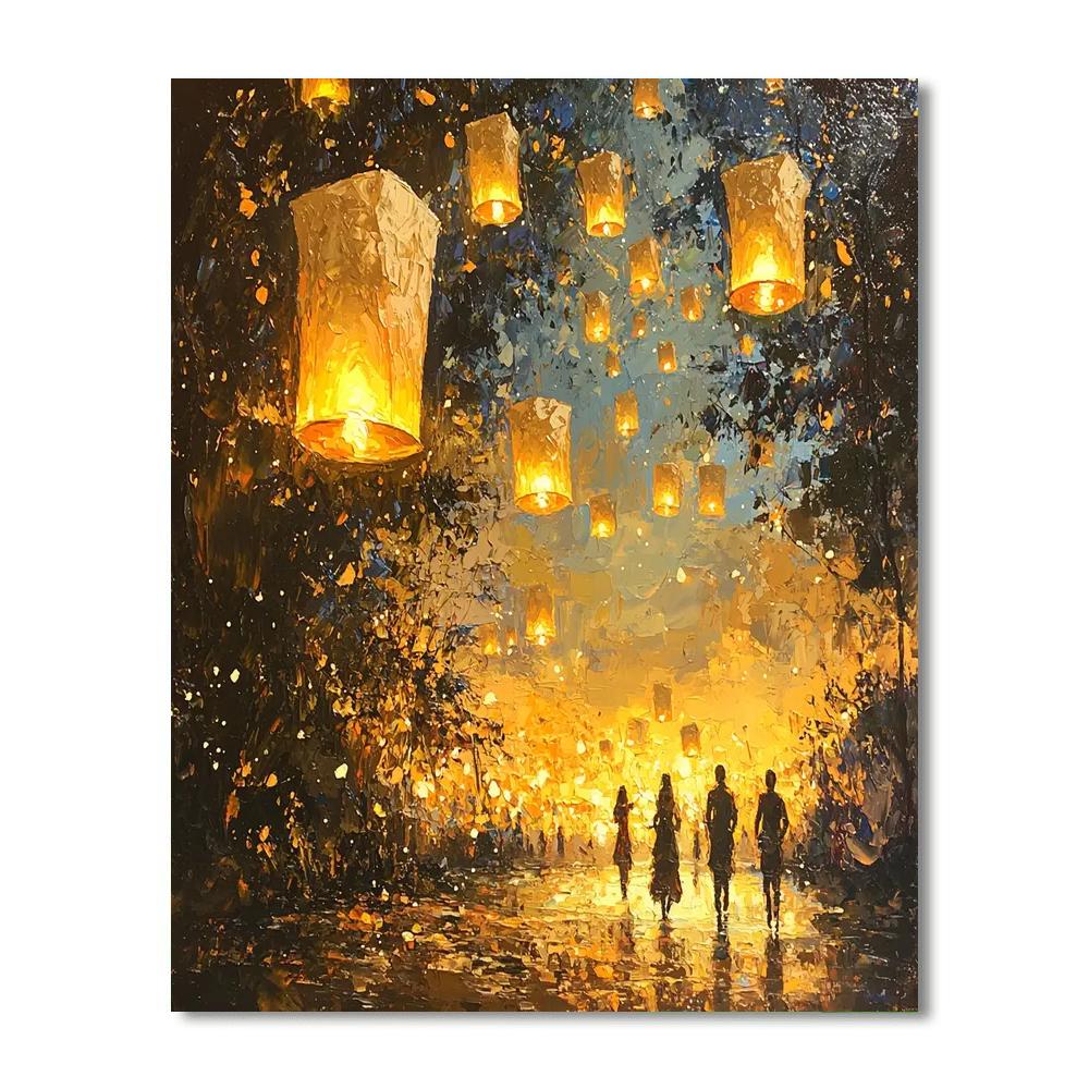 Embrace Of Hope Number Painting