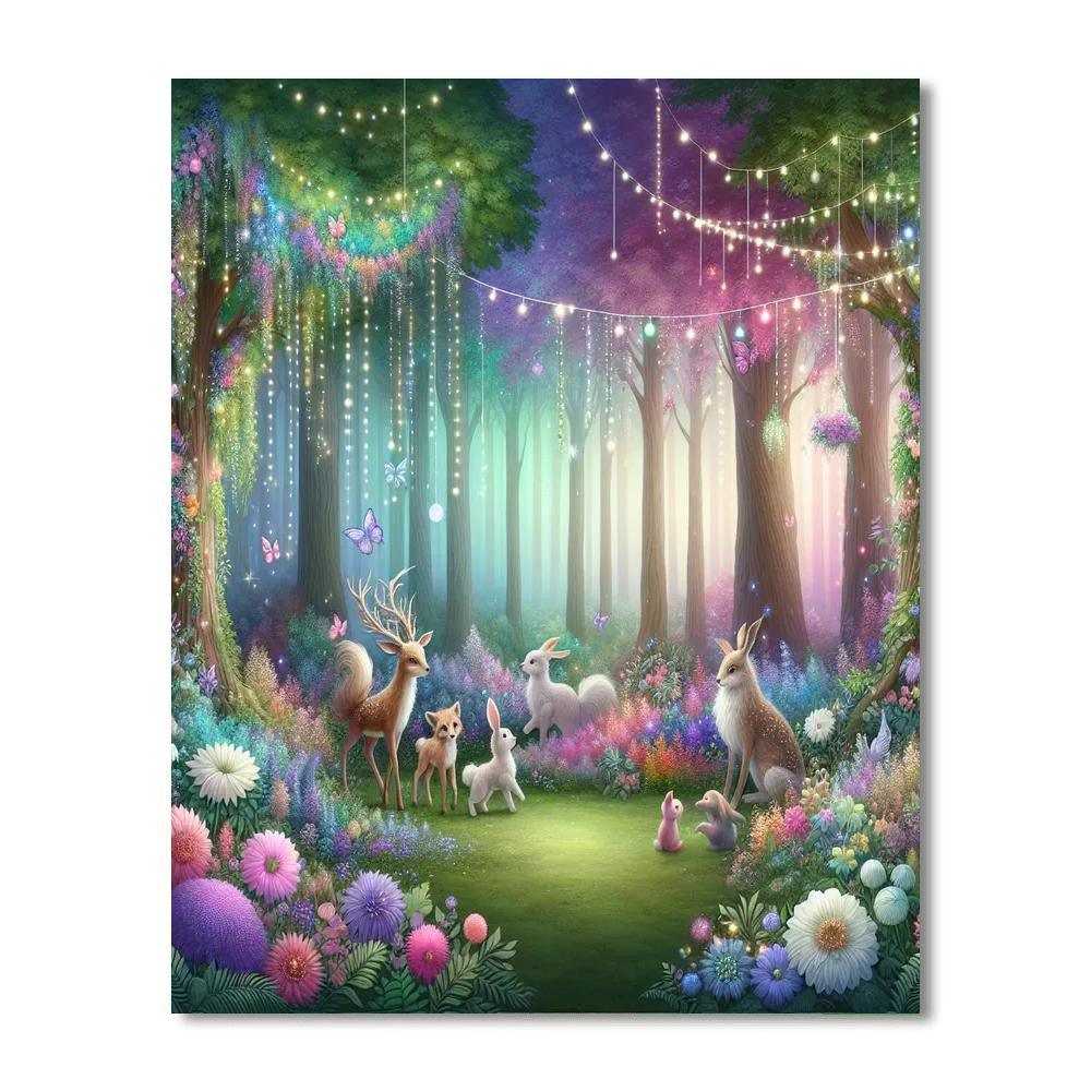 Mystical Woodland Escape Paint By Numbers