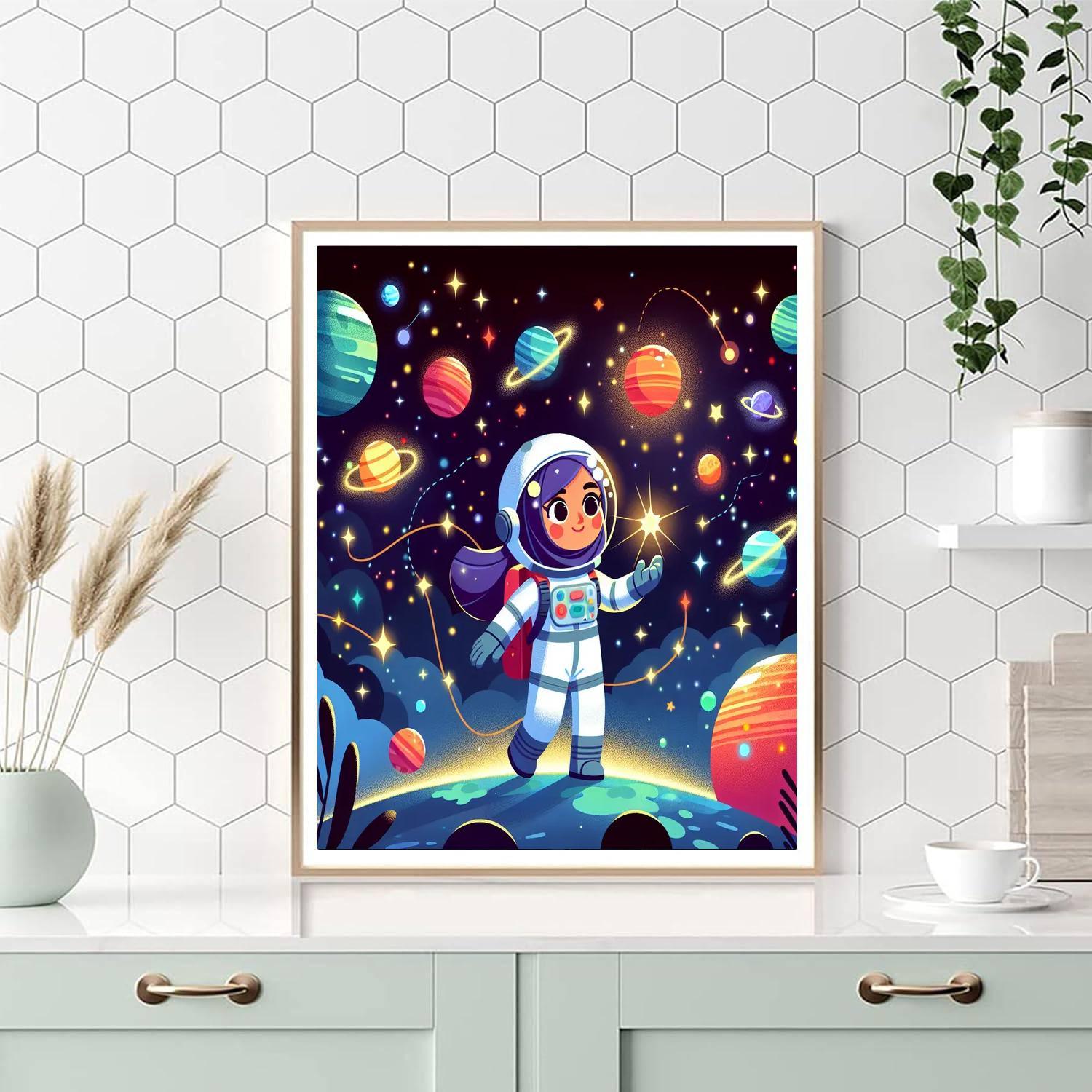Space Mission Adventure Paint By Number