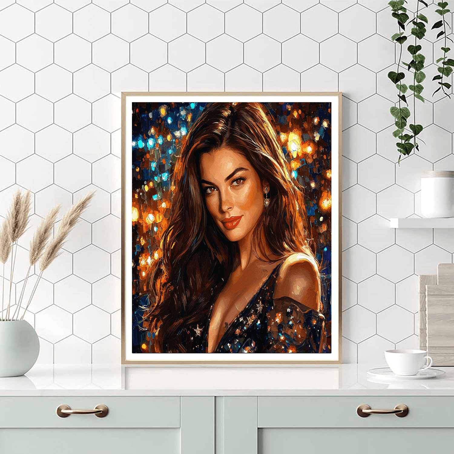 Anne Hathaway: The Enchanting Dreamer Of Hollywood Paint By Numbers