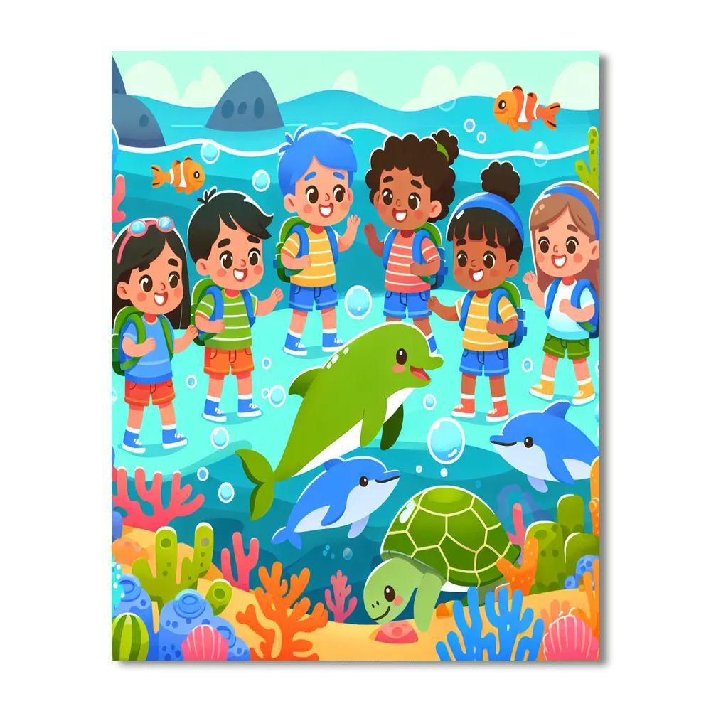 Ocean Explorer's Club Painting By Numbers Kit