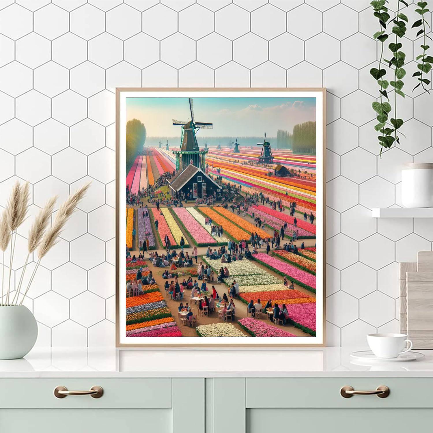 Keukenhof Flower Festival Paint By Number