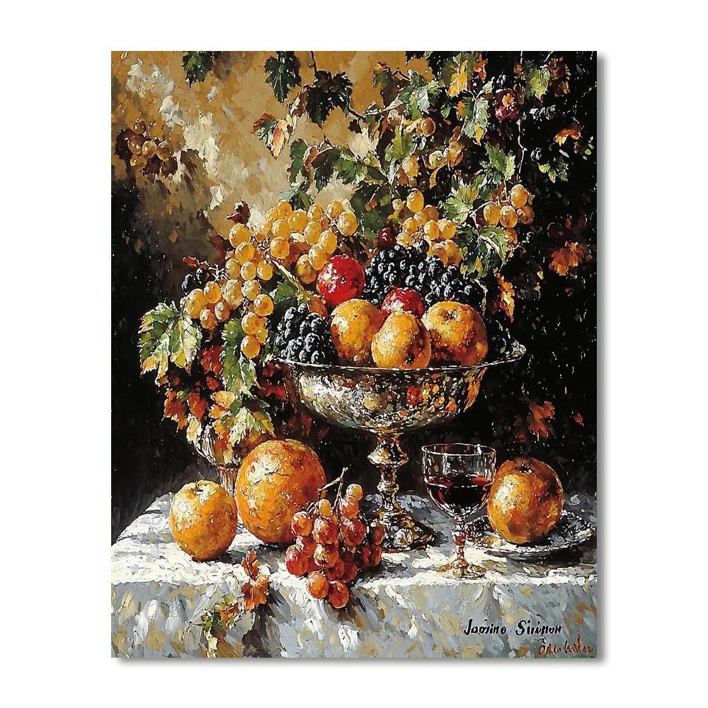 Jean-Baptiste-Siméon Chardin Inspired Timeless Reverie  Paint By Numbers