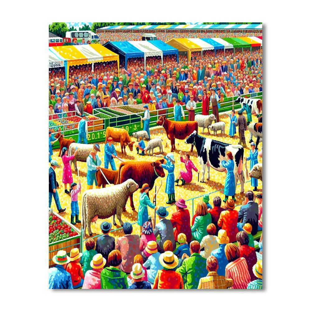 The Great Yorkshire Show - Uk Paint By Numbers Art