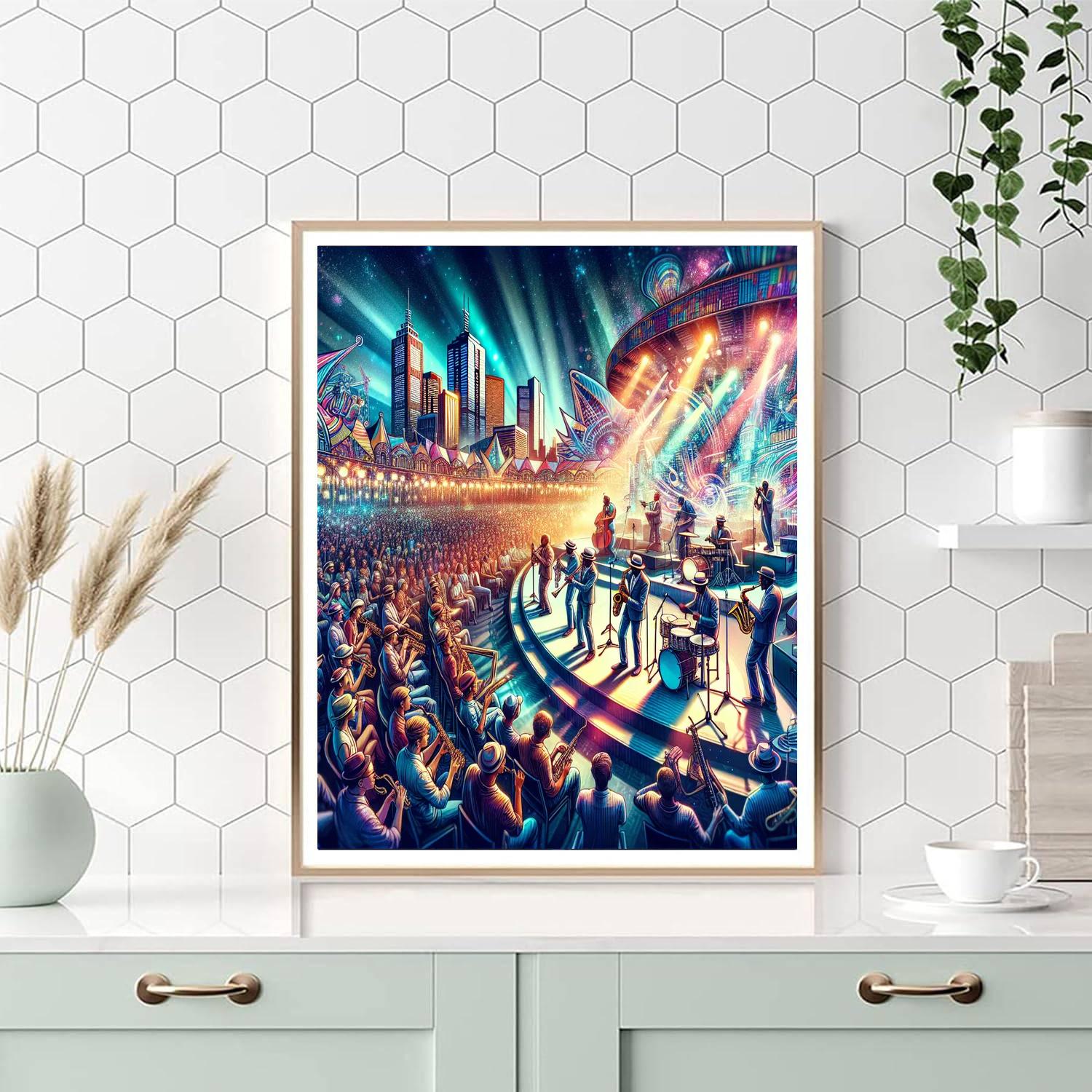 Melbourne International Jazz Festival - Australia Paint By Color