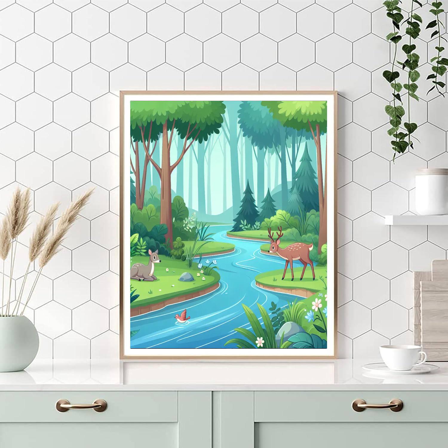 Harmony Forest Retreat Paint By Color