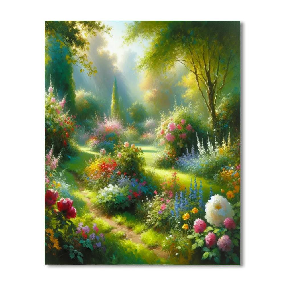 Sunny Garden Hideaway Paint By Numbers