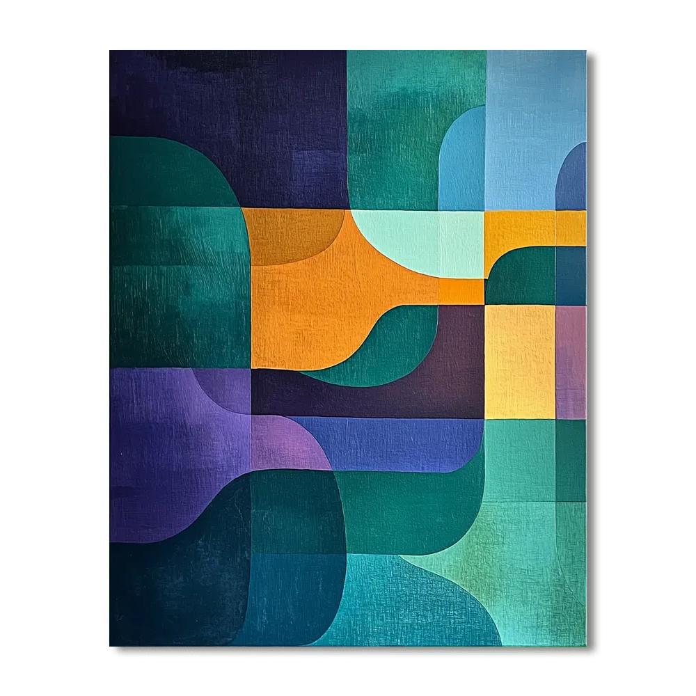 Paul Cézanne Inspired Fusion Of Shapes  Painting By Numbers Kit
