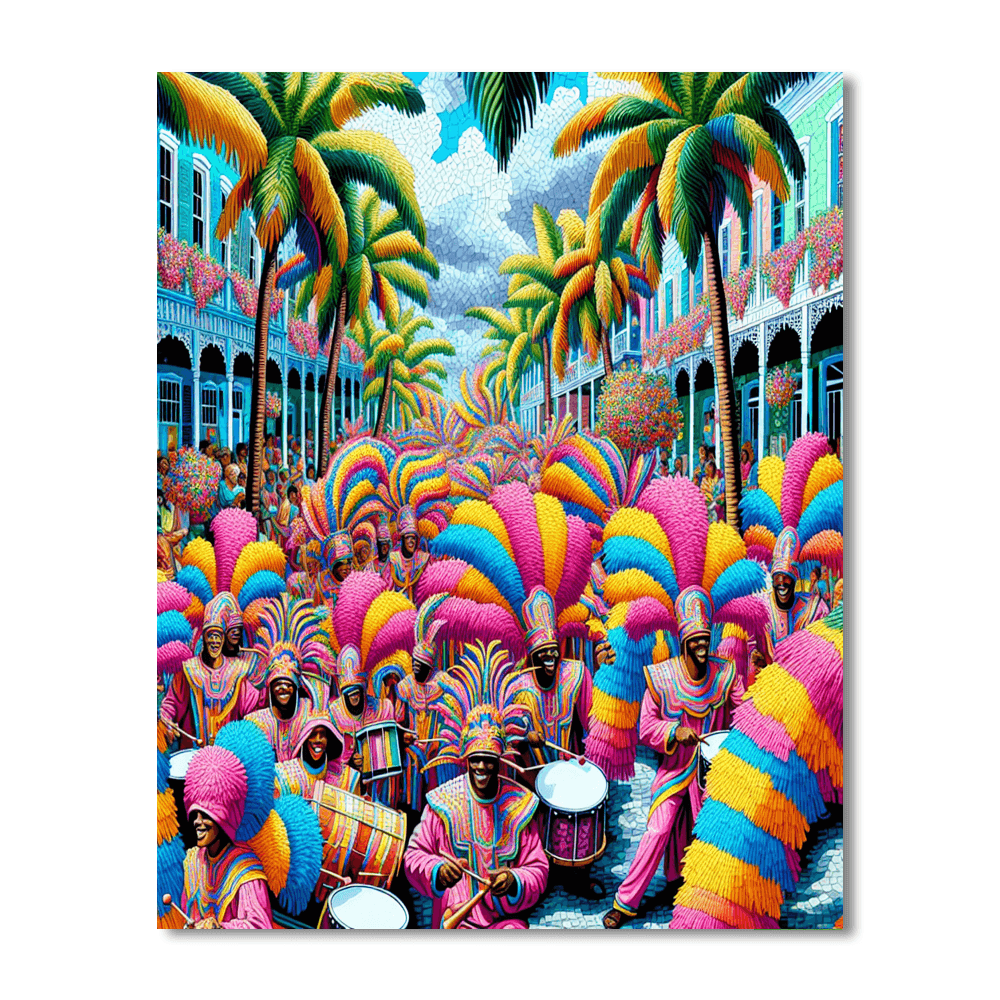 Junkanoo Festival - The Bahamas Paint By Number