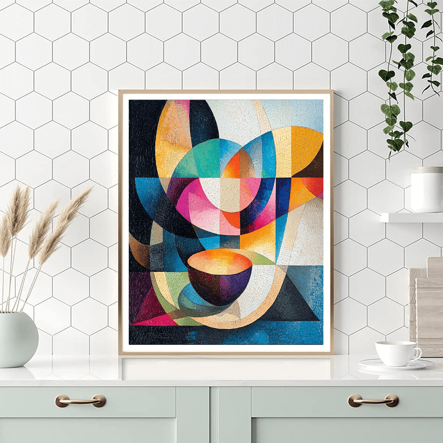 Pablo Picasso Inspired Kaleidoscope Visions  DIY Paint By Numbers