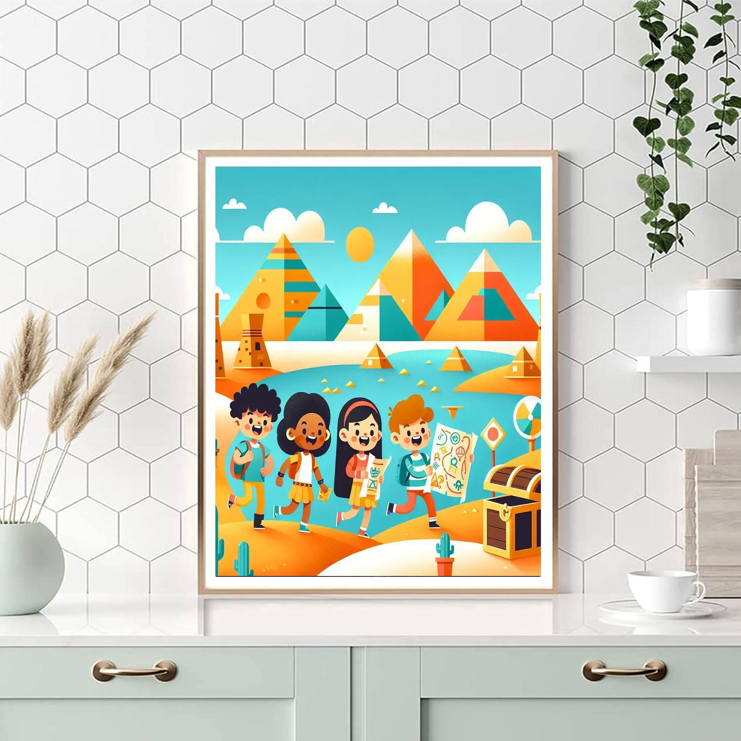 Desert Treasure Quest Paint By Color