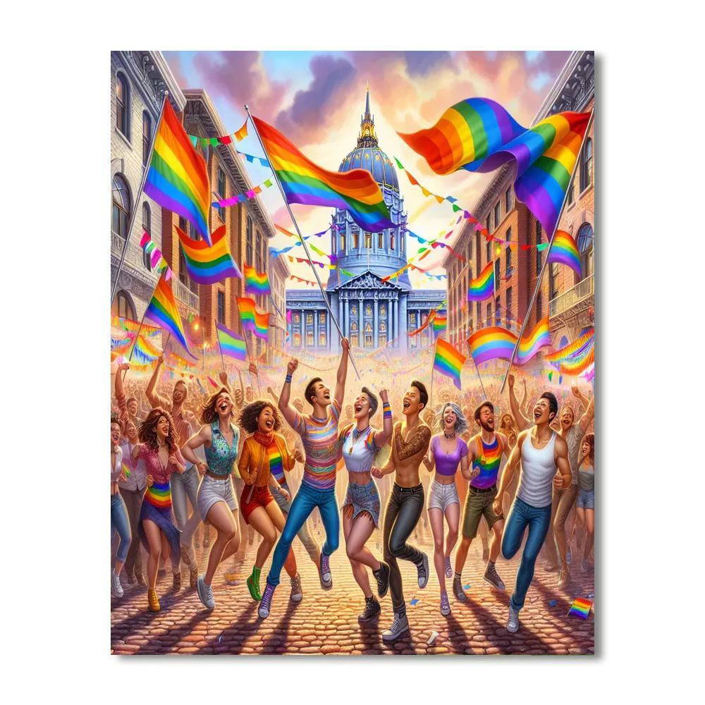 Harvey Milk Day - San Francisco, Usa Paint By Number