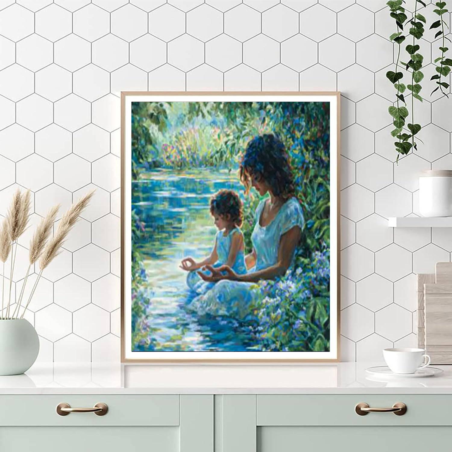 Mother's Secret Sanctuary DIY Paint By Numbers