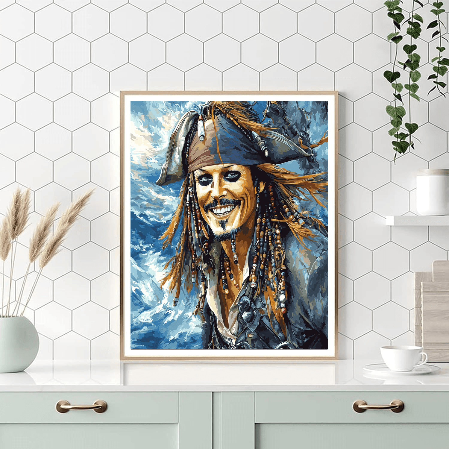 Johnny Depp: Enigmatic Visions From Sparrow To Scissorhands Paint By Number