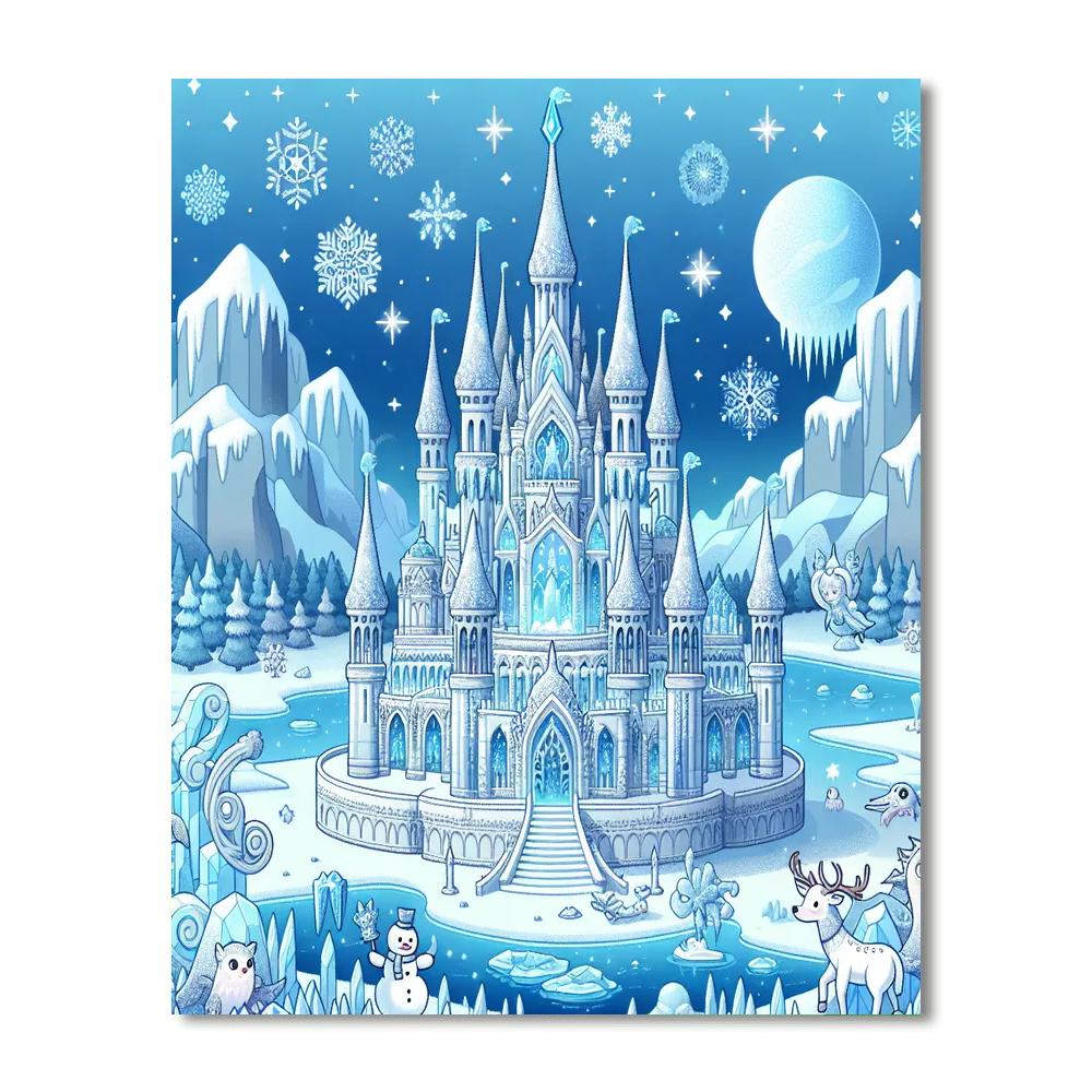 Ice Palace Adventure Paint By Number