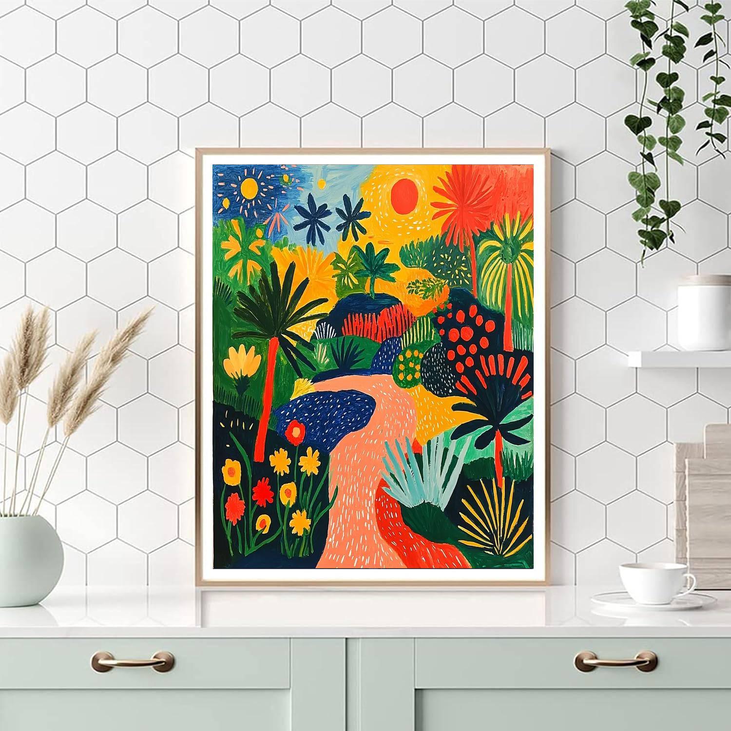 Joan Miró Inspired Garden Of Abstract Wonders  Paint By Number