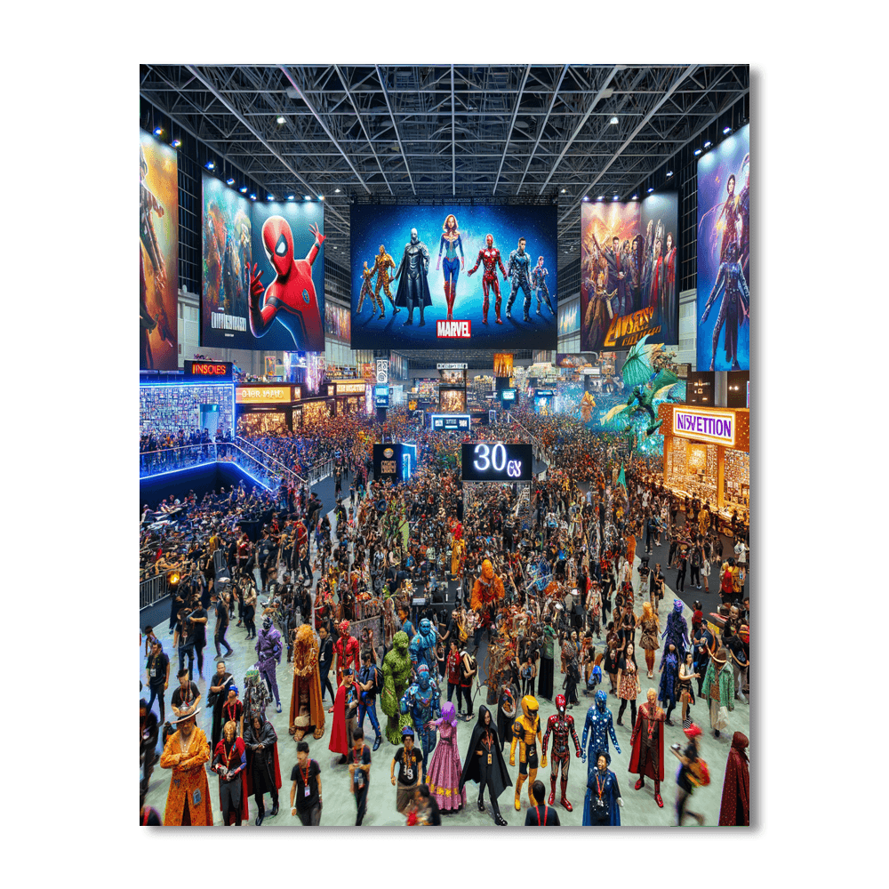 San Diego Comic-con - San Diego, Usa Painting Number Kit