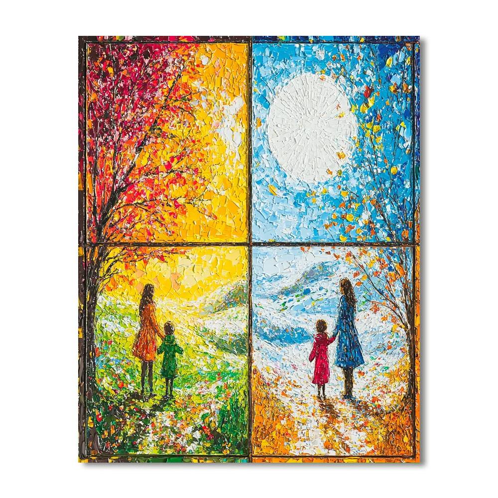 Seasons Of Love Painting Number Kit