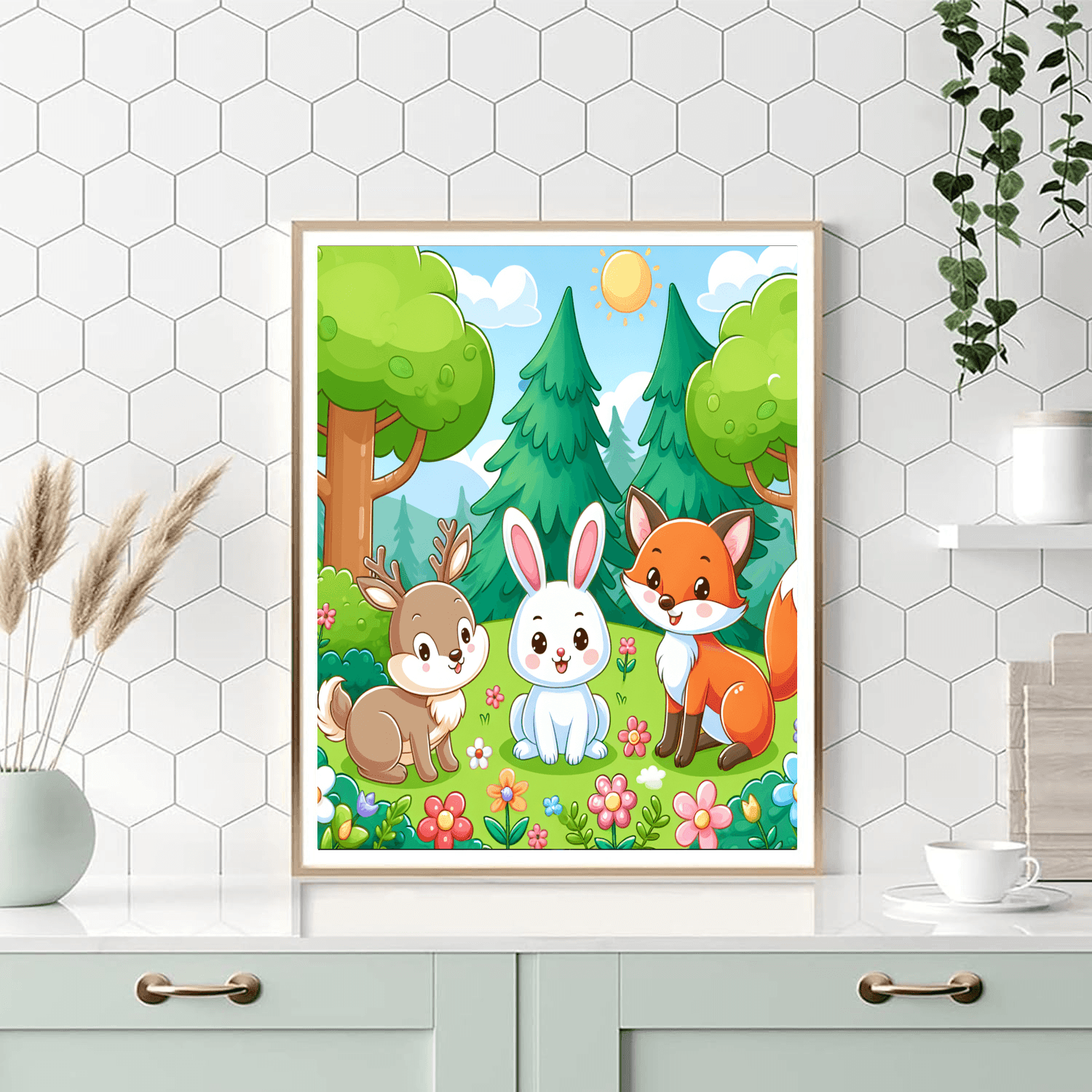 Fun With Forest Friends Paint By Number