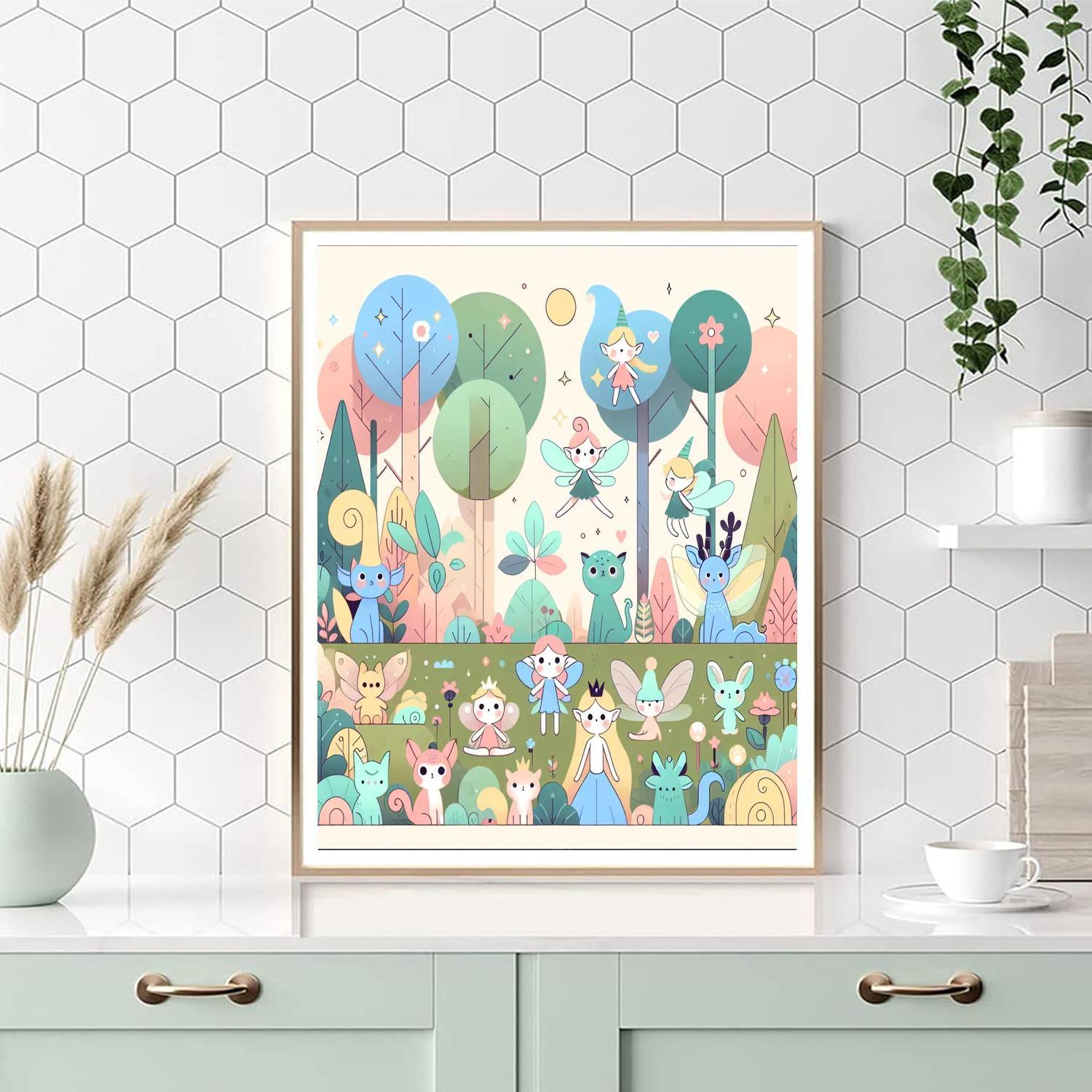 Enchanted Forest Magic Paint By Numbers Art