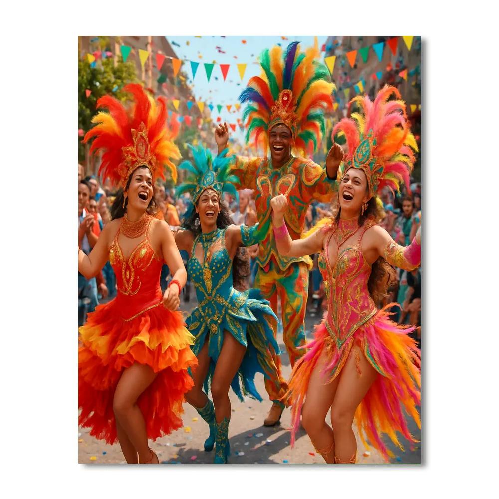 Jubilant Carnival Numbered Painting Kits